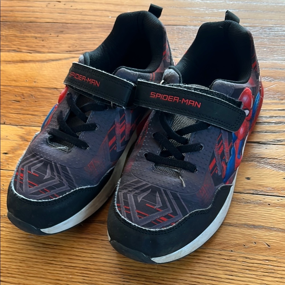 Spiderman Kids Shoes - Black and Red
